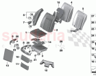 Seat rear cushion cover comfort seat