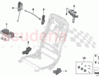 Seat rear electrical system and drives