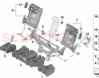 Seat rear seat frame basic seat