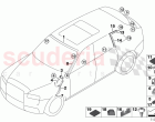 Glazing mounting parts