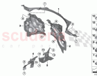 Mounting parts engine compartment
