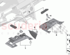 Trim panel footwell