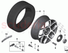 Light alloy wheel styling 767