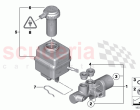 Brake master cylinder expansion tank