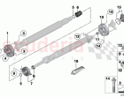 Flexible discs centre mount insert nut