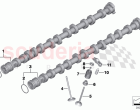 Valve timing gear camshaft valves
