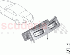 Operating unit automatic rear cabin A C