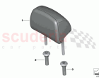 Rear seat head restraint