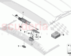 Folding top mounting parts