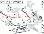 Hydro steering oil pipes