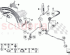 Power steering oil pipe dynamic drive