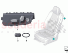 Seat adjustment switch front