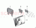 Single components for fuse housing