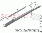 Cover door sill wheel arch