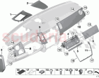Mounting parts instrument panel top