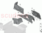 Trim panel trunk partition