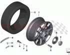 Light alloy wheel styling 676