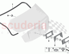 Rear lid mounting parts