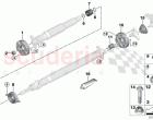 Drive shaft single components 4 wheel