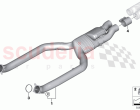 Repl of petrol part filter w fr pipe