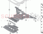Front axle support AWD underride prot