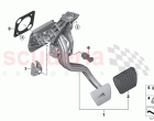 Pedal assembly automatic transmission
