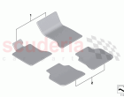 Full set all weather floor mats