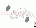 Control electronics centr locking drive