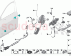 Locking system door front