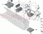 Storage compartment centre console