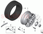 Light alloy wheel styling 807