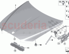 Bonnet mounted parts