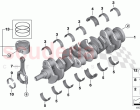 Crankshaft connecting rod piston