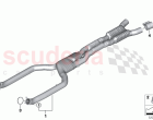 Front exhaust system