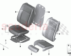 Seat front cushion cover A C seat