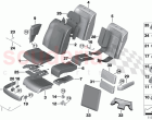 Seat rear cushion cover comfort seat
