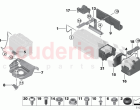 Battery mounting parts