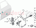 Locking system door rear