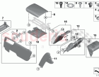 Mntg parts centre console rear comp