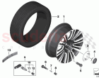Light alloy wheel styling 822