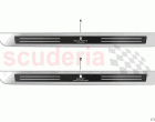 Interior trim Illuminated Treadplate