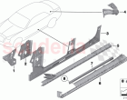 Body side frame parts