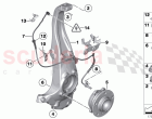 Carrier wheel bearing front
