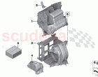Housing sections rear air conditioner