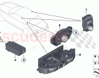 Operating unit automatic rear cabin A C
