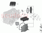 Single parts headlight LED