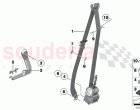 Seat belt REMA front