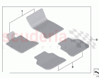 Full set all weather floor mats