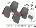 Seat front rear panel I