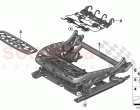 Seat front seat frame